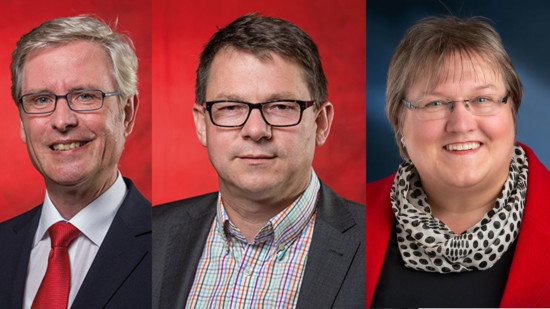 Thorsten Esse, Gerald Ludewig und Cornelia Ott