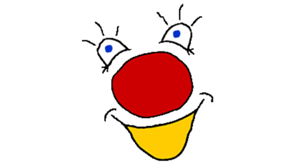 Clownsgesicht